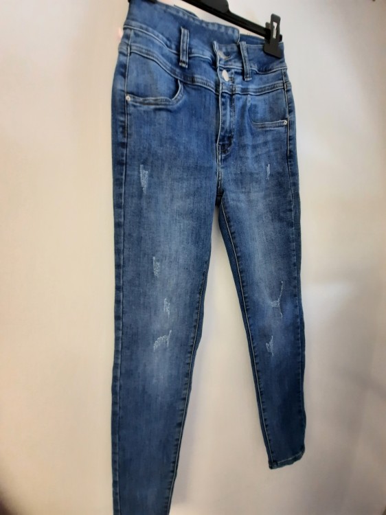 Jeans hlače 2gumba 2679-1